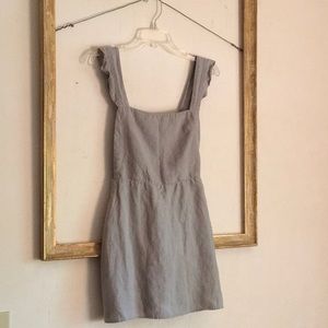 Restoration Linen Pinafore Dress sz 2